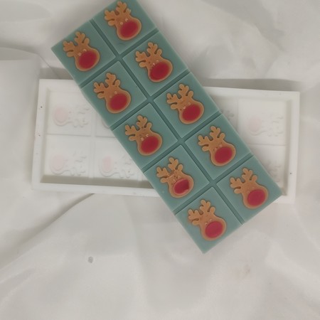 Καλουπι σιλικόνης Χριστουγεννιάτικη μπάρα Rudolf Καλούπι σιλικόνης Χριστουγεννιάτικη μπάρα rudolf - Image 1